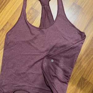Lululemon tank- burgundy